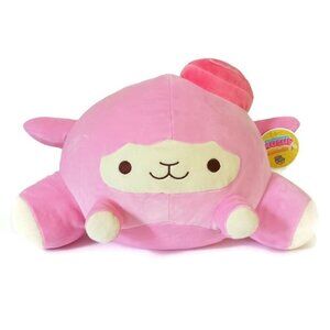 Smooshy Mushy 16" Plush Lolli Lamb Toy Stuffed Animal Pink 2019 W/ Tag